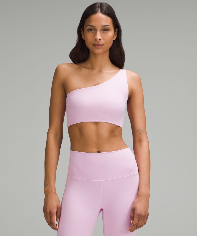 Lululemon | Women's Bend This One-Shoulder Bra Light Support, A-C Cups Vitapink