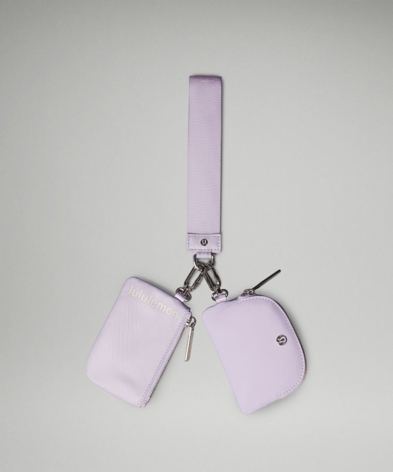 Lululemon | Women's Dual Pouch Wristlet Lilac Ether / White Opal