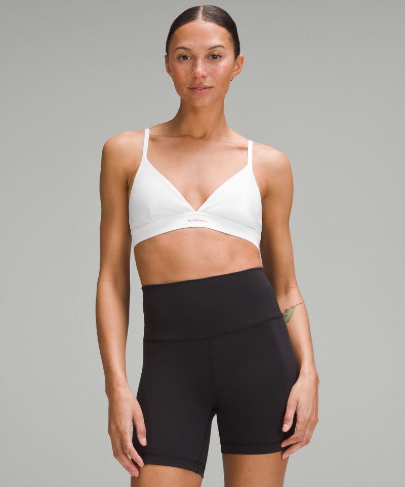 Lululemon | Women's License to Train Triangle Bra Light Support, A / B Cup White