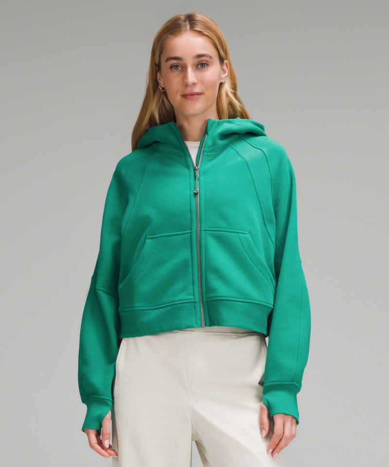 Lululemon | Women's Scuba Oversized Full-Zip Hoodie Cascadia Green