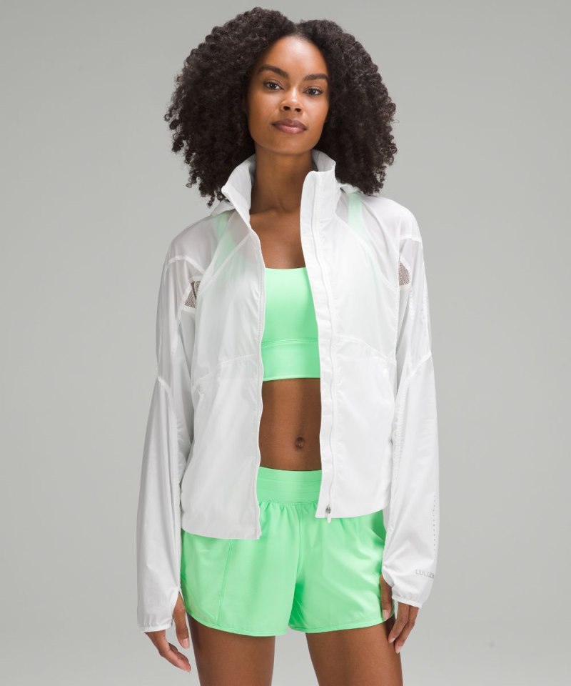 Lululemon | Women's Classic-Fit Ventilated Running Jacket White