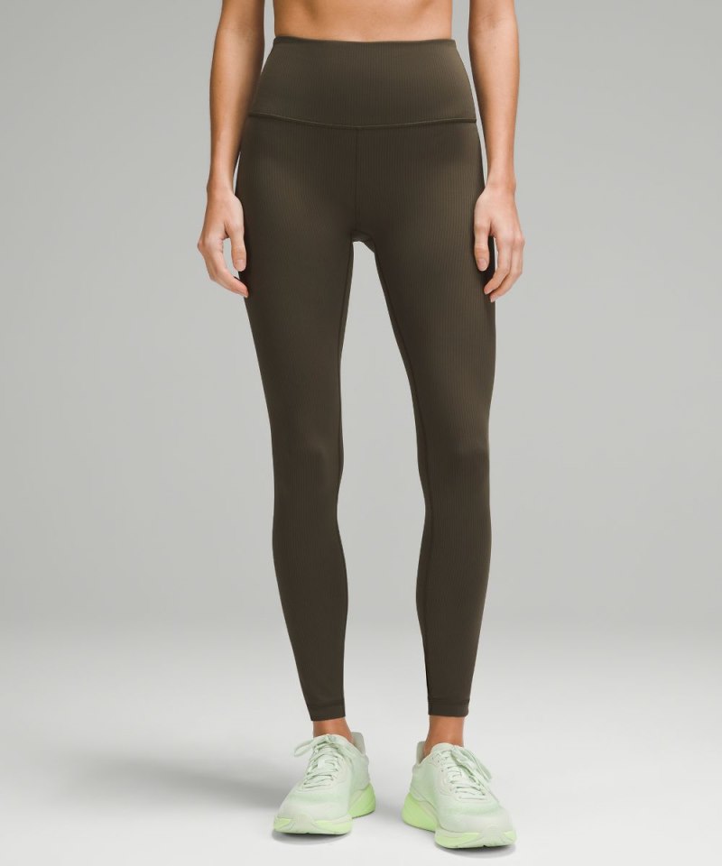 Lululemon | Women's Wunder Train High-Rise Ribbed Tight 28"L Dar