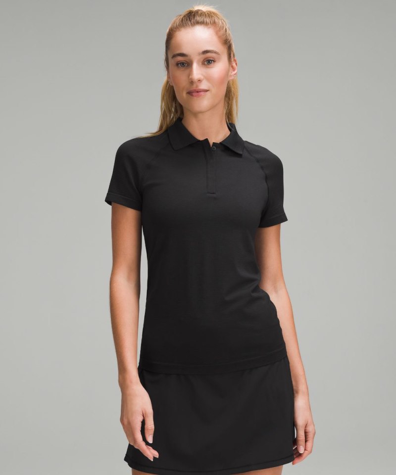 Lululemon | Women's Swiftly Tech Short-Sleeve Polo Shirt Black / Black (not available)