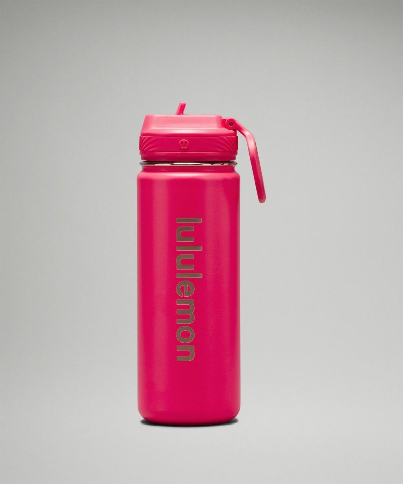 Lululemon | Men's Back to Life Sport Bottle 18oz Straw Lid Lip G