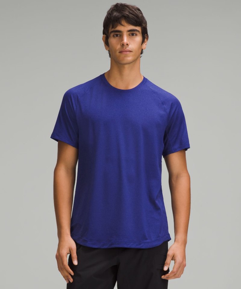 Lululemon | Men's License to Train Short-Sleeve Shirt Larkspur