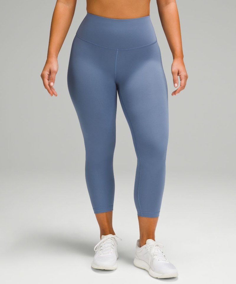 Lululemon | Women's Wunder Train Contour Fit High-Rise Crop 23"L Oasis Blue