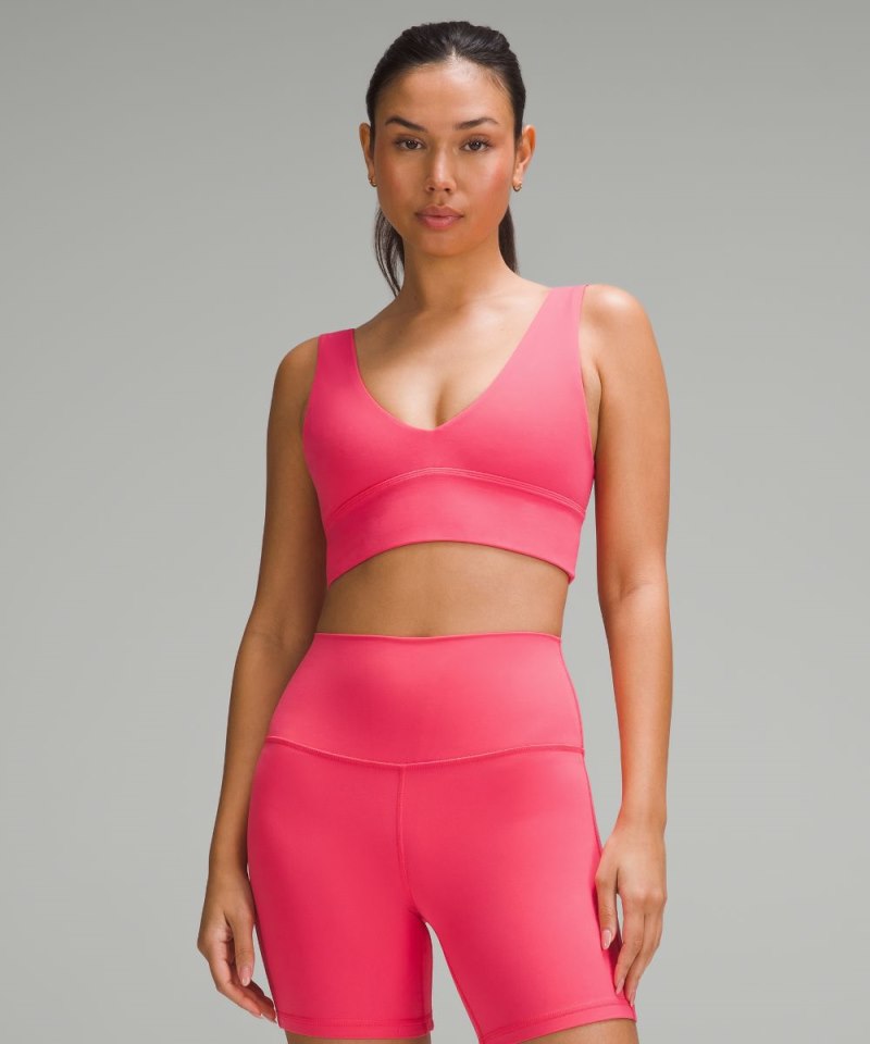 Lululemon | Women's Align V-Neck Bra Light Support, A / B Cup Glaze Pink