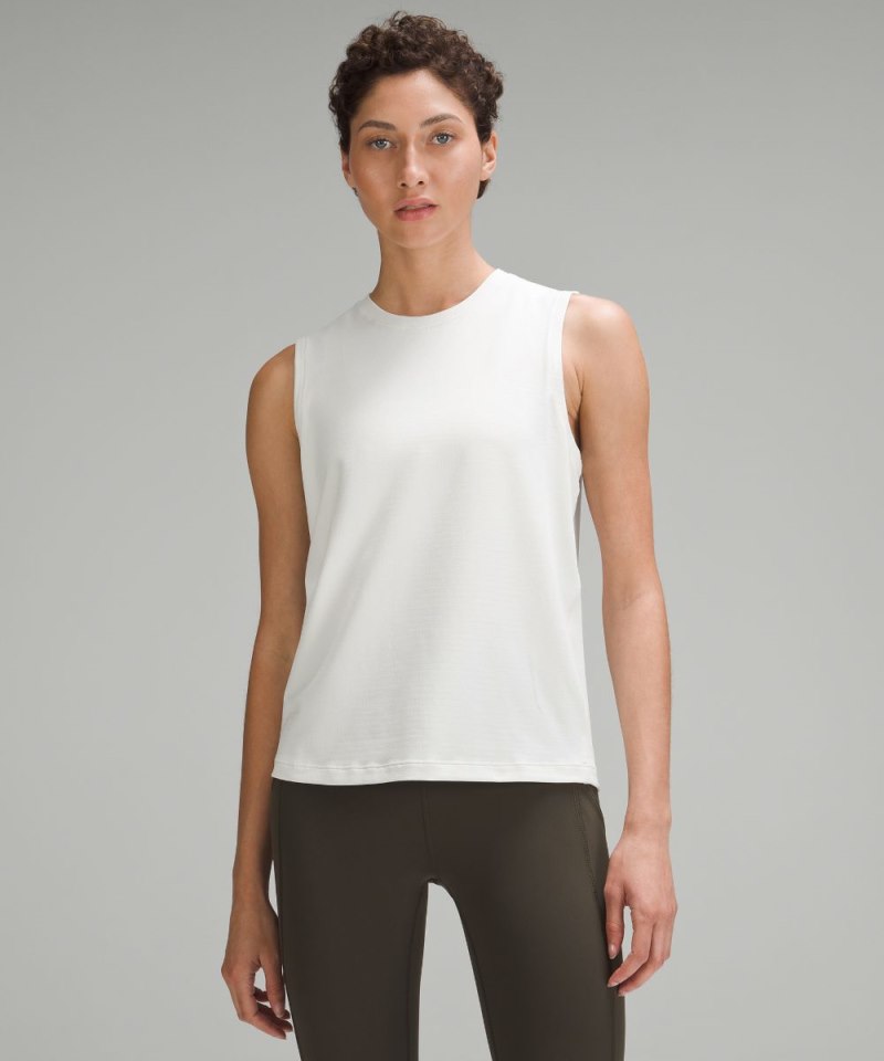 Lululemon | Women's License to Train Classic-Fit Tank Top Heathered Bone