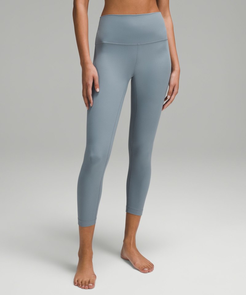 Lululemon | Women's Align Ribbed High-Rise Pant 25"L Belgian Blu