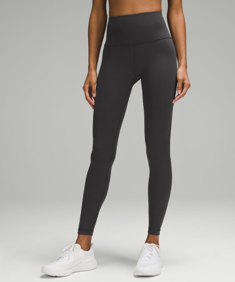 Lululemon | Women's Wunder Train High-Rise Ribbed Tight 28"L Gra