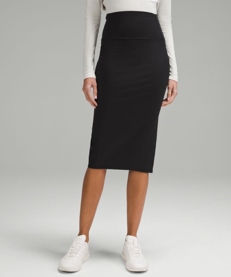 Lululemon | Women's Nulu Slim-Fit High-Rise Skirt Black