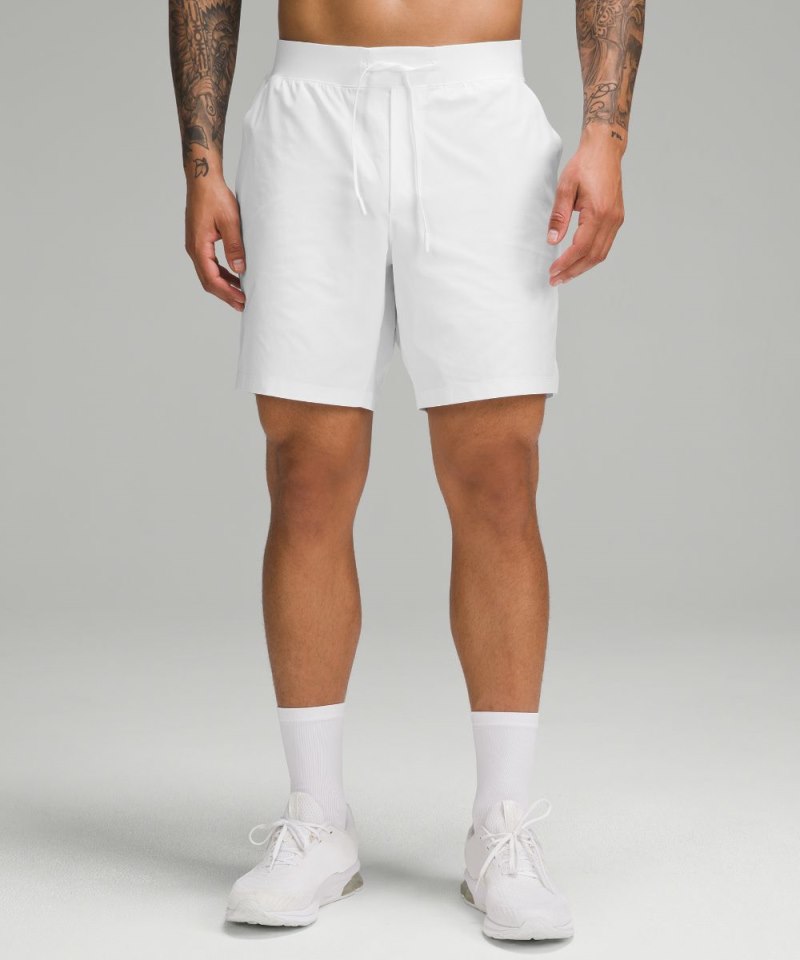 Lululemon | Men's Zeroed In Linerless Short 7"L White