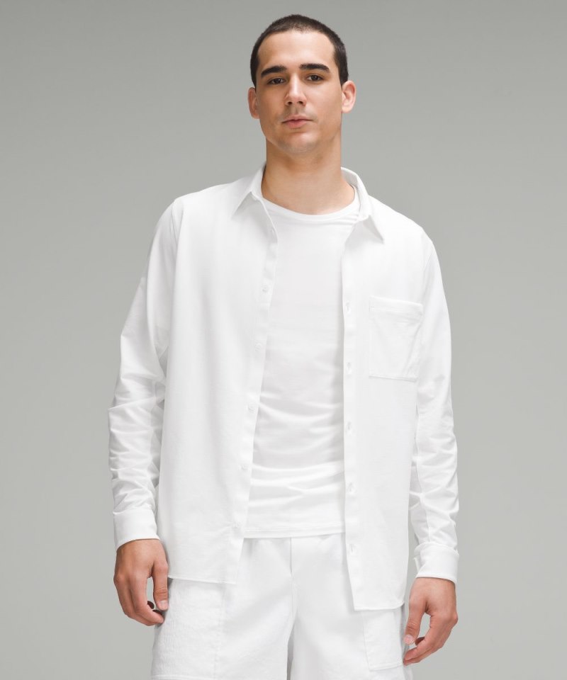 Lululemon | Men's Commission Long-Sleeve Shirt White