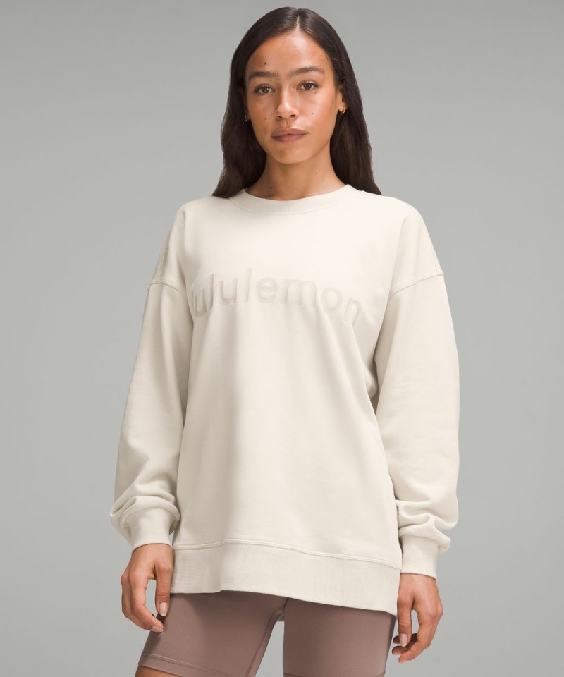 Lululemon | Women's Perfectly Oversized Crew Graphic Bone