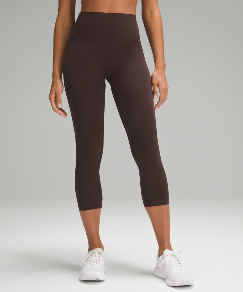 Lululemon | Women's Wunder Train High-Rise Crop 23"L Espresso (n