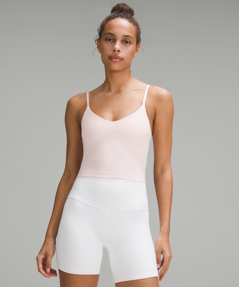 Lululemon | Women's Align Cropped Cami Tank Top A / B Cup Strawberry Milkshake