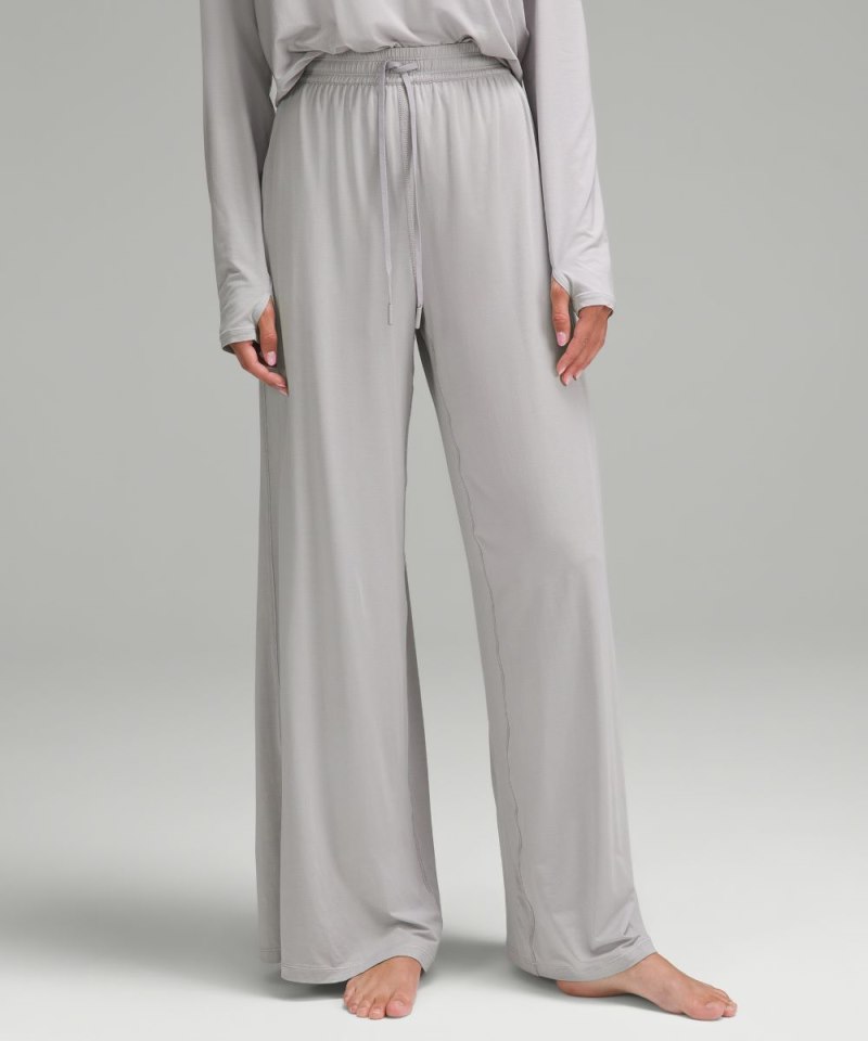 Lululemon | Women's Modal High-Rise Wide-Leg Lounge Pant Silver Drop