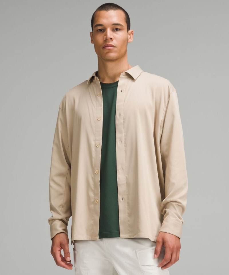 Lululemon | Men's Relaxed-Fit Long-Sleeve Button-Up Trench