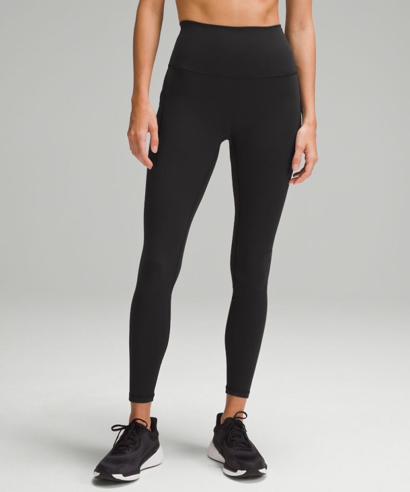 Lululemon | Women's Wunder Train High-Rise Tight with Pockets 28"L Black