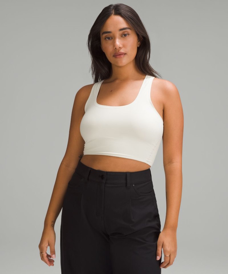 Lululemon | Women's Wundermost Ultra-Soft Nulu Scoop-Neck Cropped Tank Bone