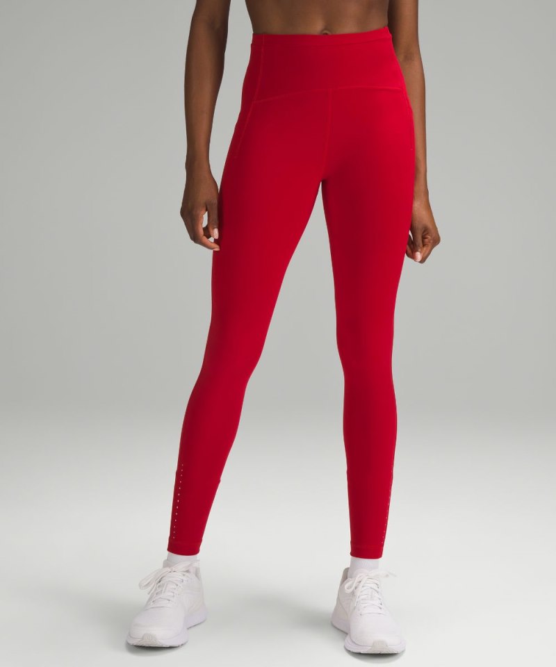 Lululemon | Women's Swift Speed High-Rise Tight 28"L Dark Red