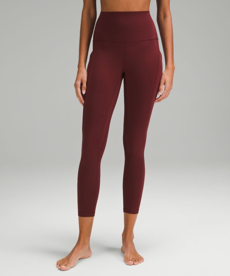 Lululemon | Women's Align High-Rise Pant with Pockets 25"L Red Merlot