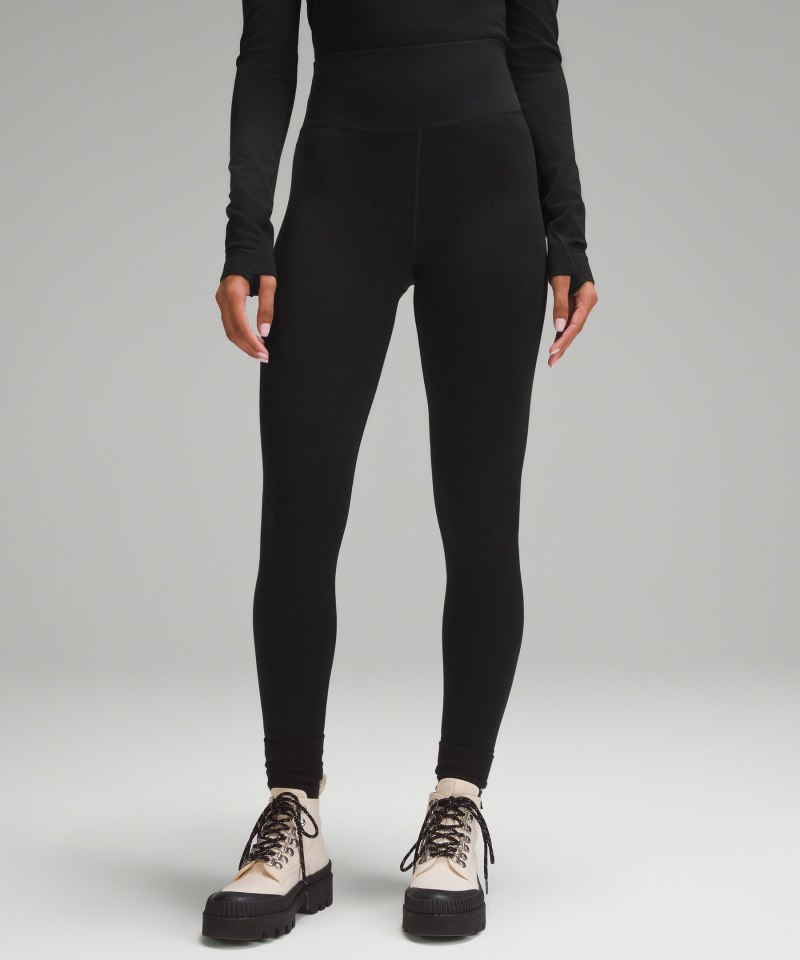 Lululemon | Women's Merino Wool-Blend Base Layer Tight 28"L Blac