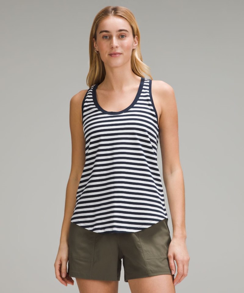 Lululemon | Women's Love Tank Top True Stripe True Navy White