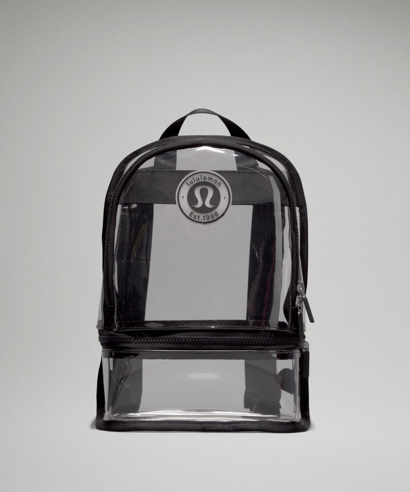 Lululemon | Women's Clear Backpack Mini 10L Logo Black