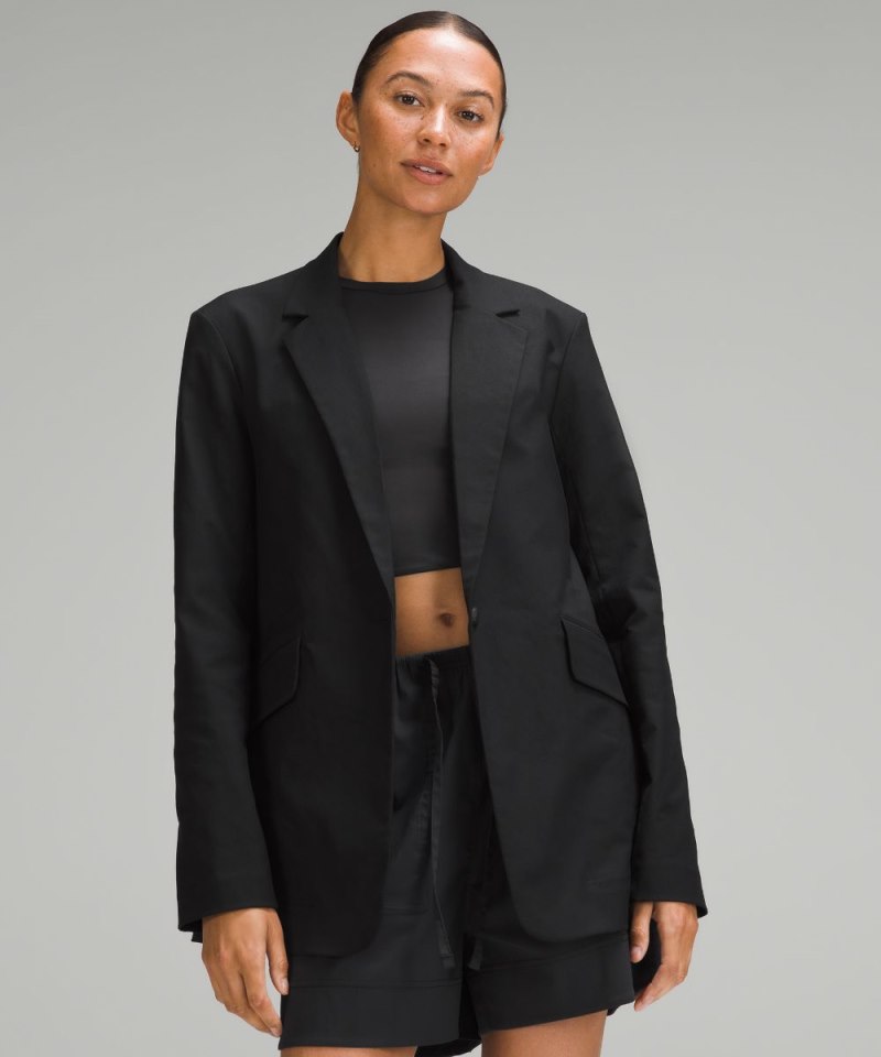 Lululemon | Women's Relaxed-Fit Twill Blazer Black