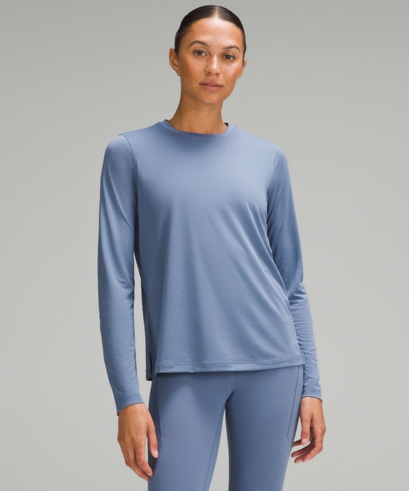 Lululemon | Women's Ultralight Hip-Length Long-Sleeve Shirt Oasis Blue