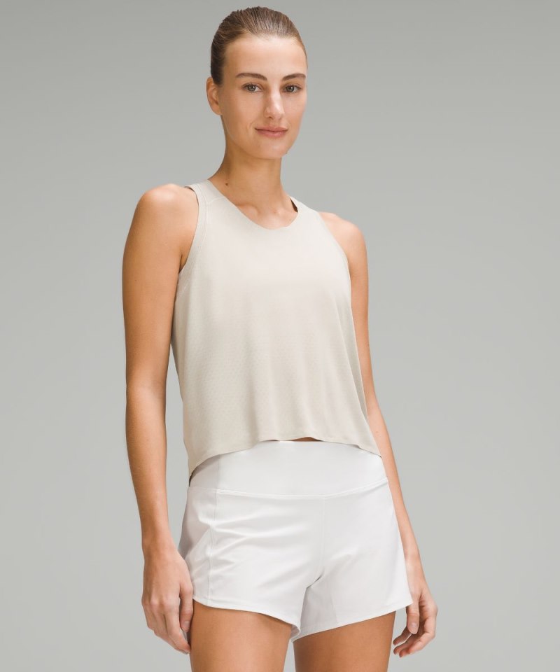 Lululemon | Women's Fast and Free Race Length Tank Top Mojave Tan