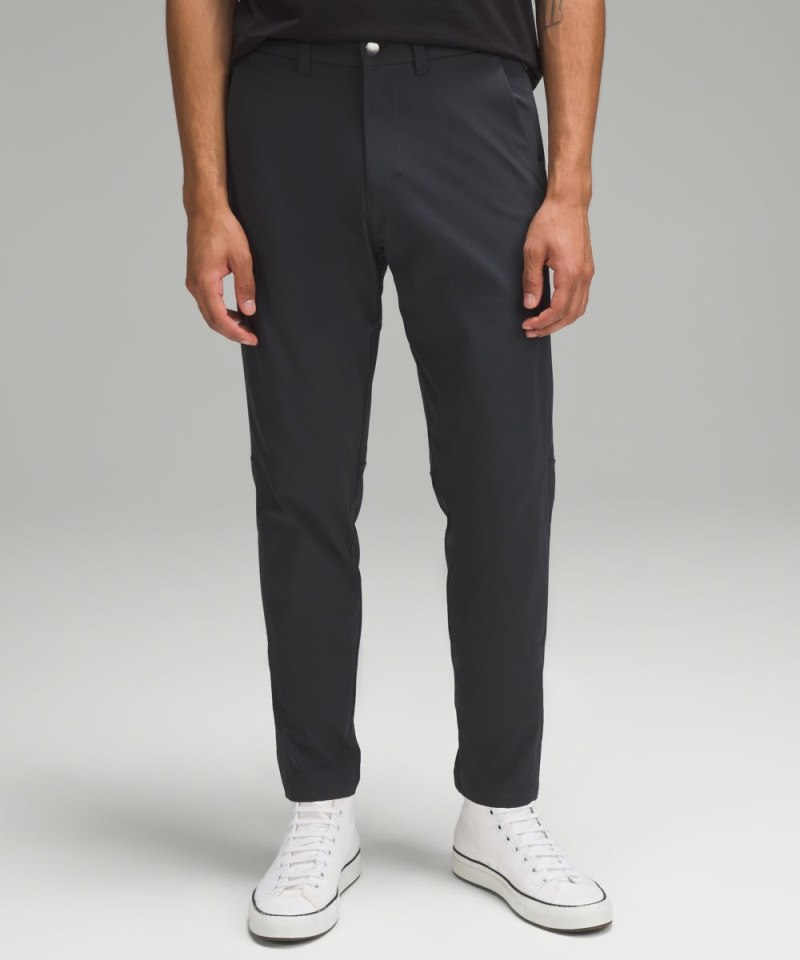 Lululemon | Men's Commission Slim-Fit Pant 34"L Warpstreme Obsidian