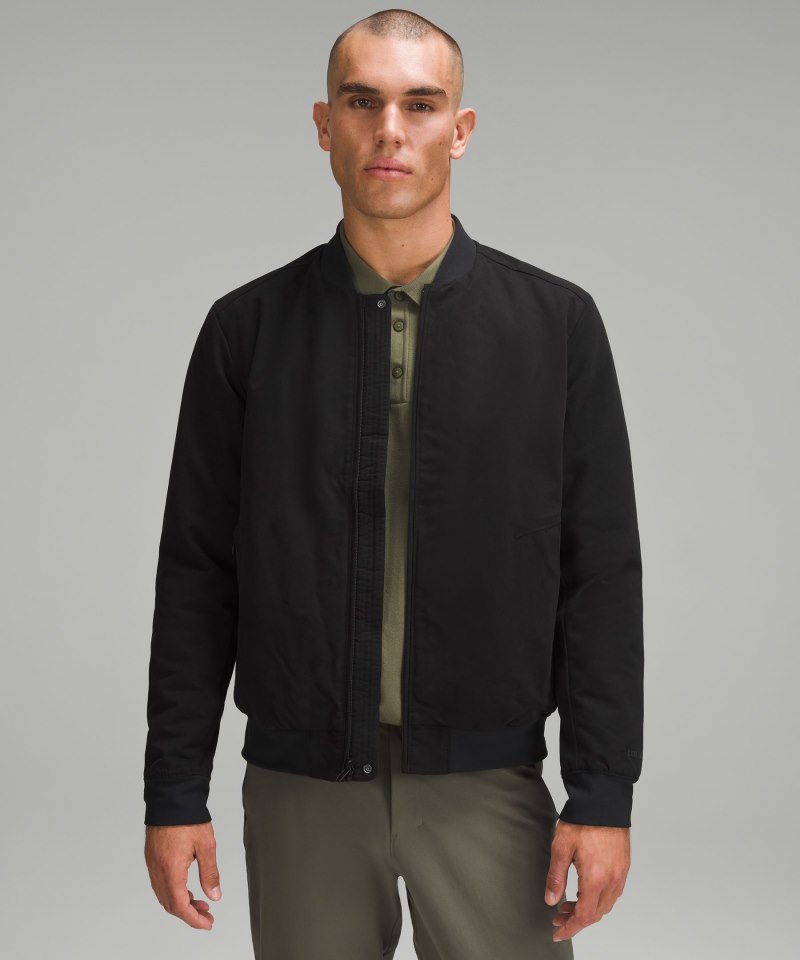 Lululemon | Men's Switch Over Bomber Jacket Black