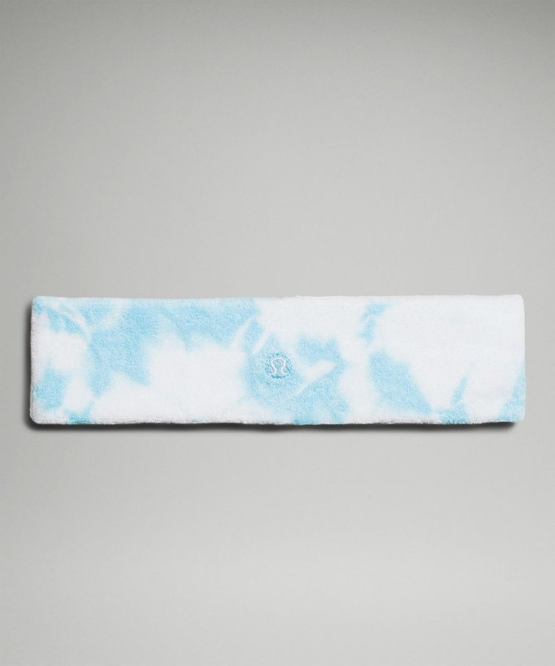 Lululemon | Women's Cotton Terry Sweatband Cyan Blue