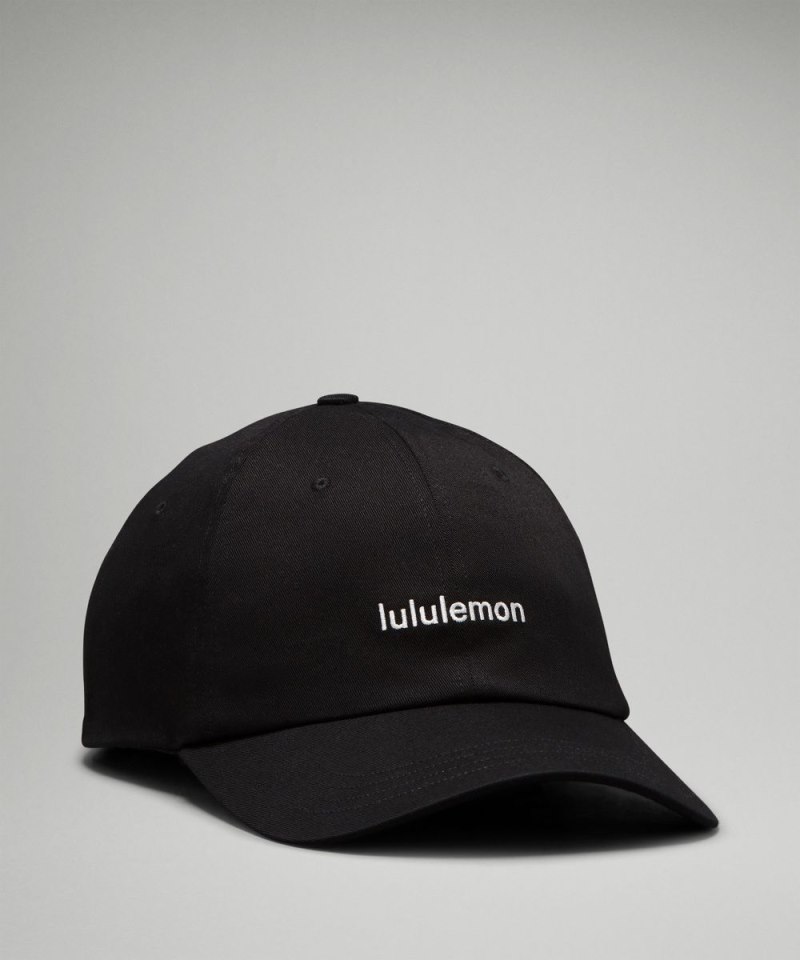 Lululemon | Men's Classic Unisex Ball Cap Wordmark Black / White