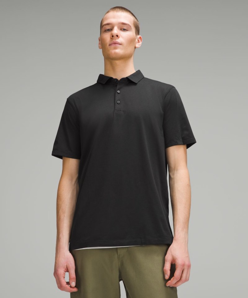 Lululemon | Men's Evolution Short-Sleeve Polo Shirt Black