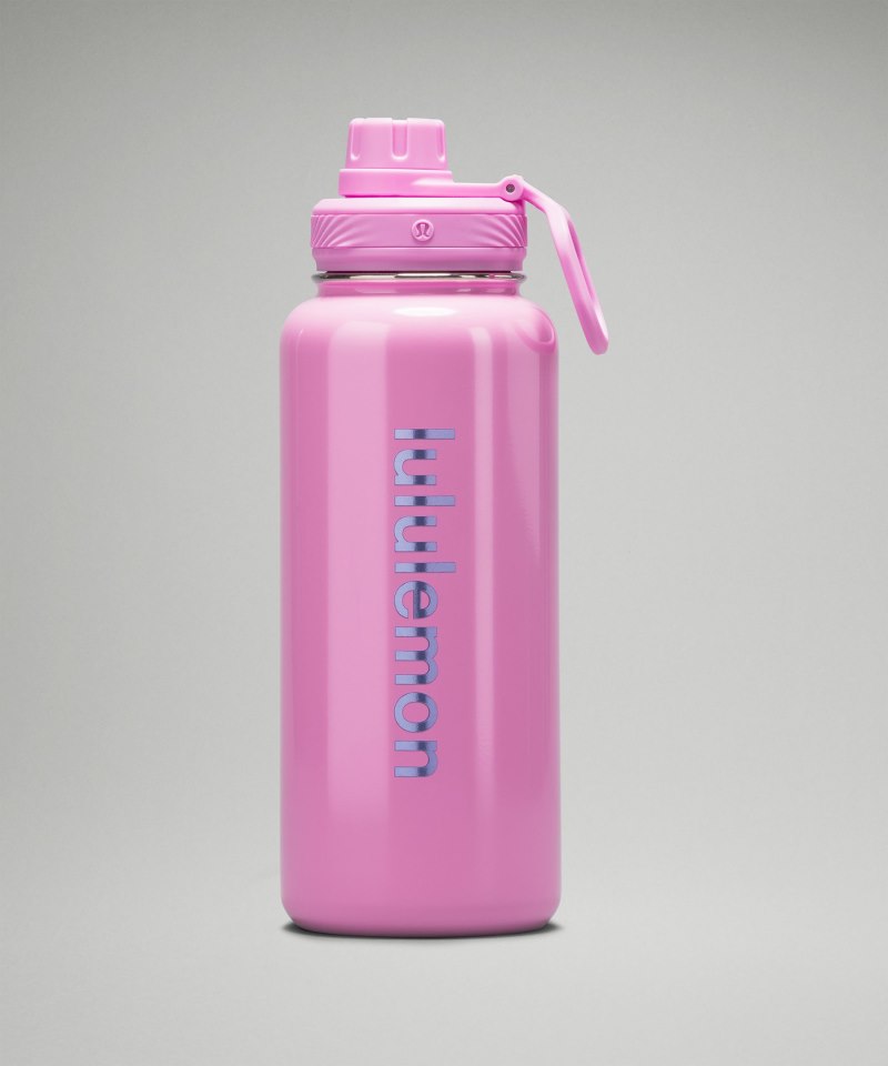 Lululemon | Men's Back to Life Sport Bottle 32oz Shine Dahlia Mauve