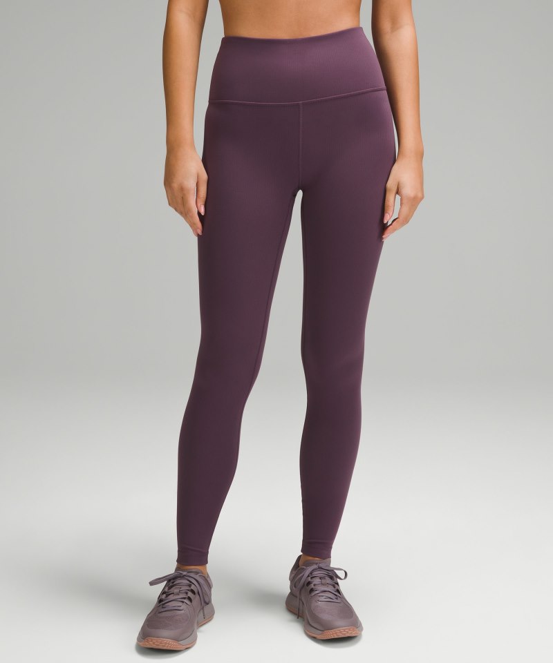 Lululemon | Women's Wunder Train High-Rise Ribbed Tight 28"L Gra