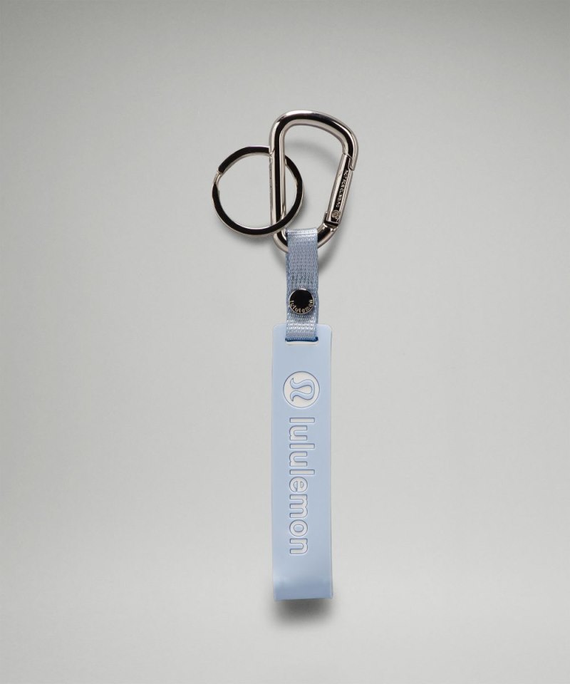 Lululemon | Men's Silicone Keychain Windmill / White