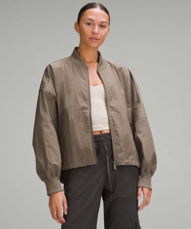 Lululemon | Women's Lightweight Hem-Cinch Bomber Jacket Nomad