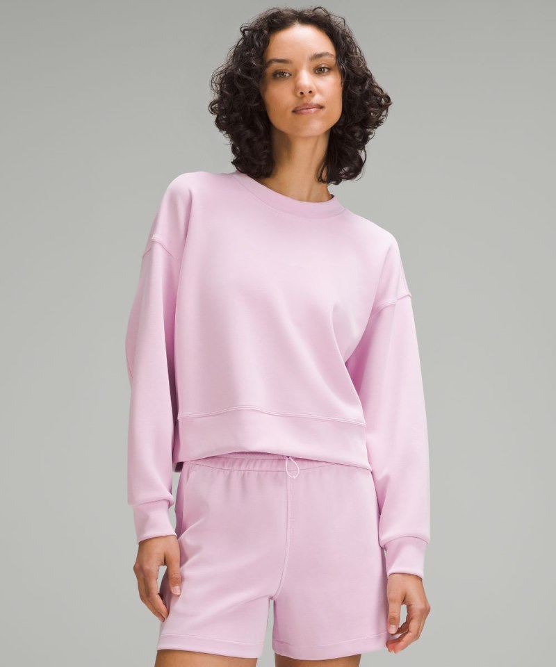 Lululemon | Women's Softstreme Perfectly Oversized Cropped Crew Vitapink