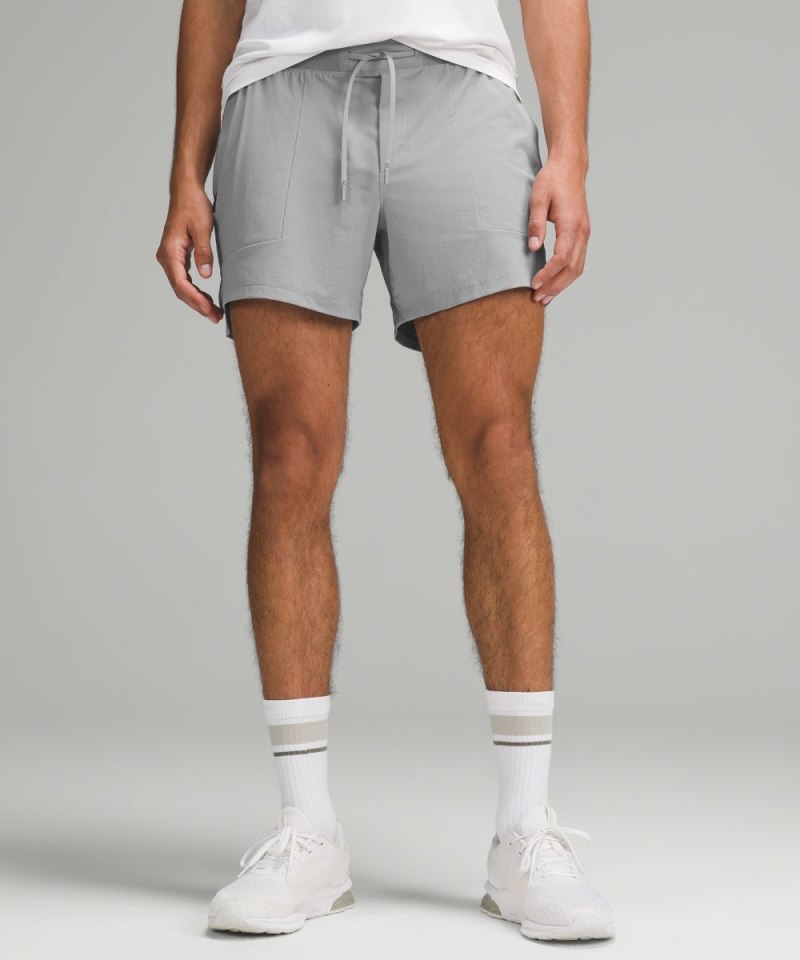 Lululemon | Men's License to Train Linerless Short 5"L Rhino Gre