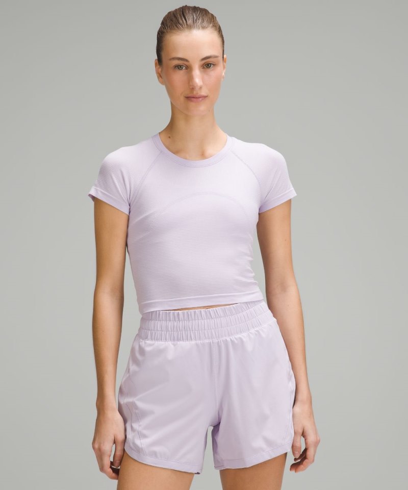 Lululemon | Women's Swiftly Tech Cropped Short-Sleeve Shirt 2.0