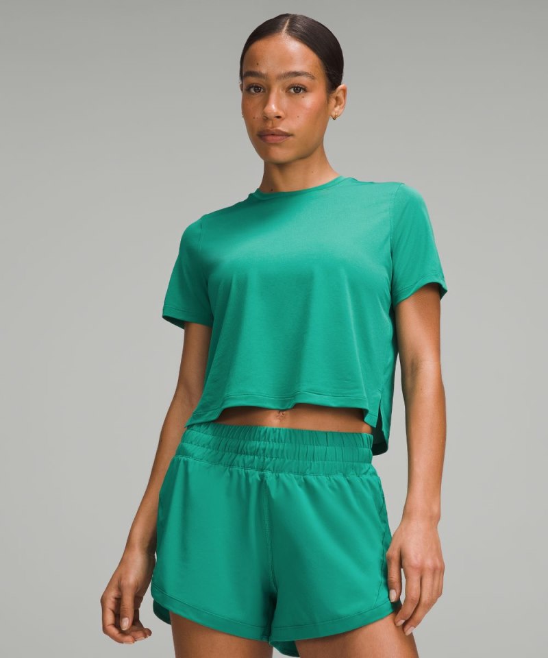 Lululemon | Women's Ultralight Waist-Length T-Shirt Cascadia Green