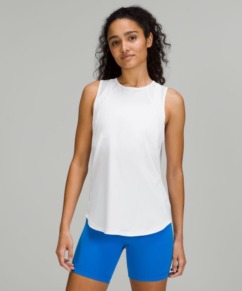 Lululemon | Women's Sculpt Tank Top Back Vent White