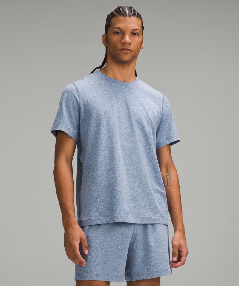 Lululemon | Men's Soft Jersey Short-Sleeve Shirt Heathered Oasis