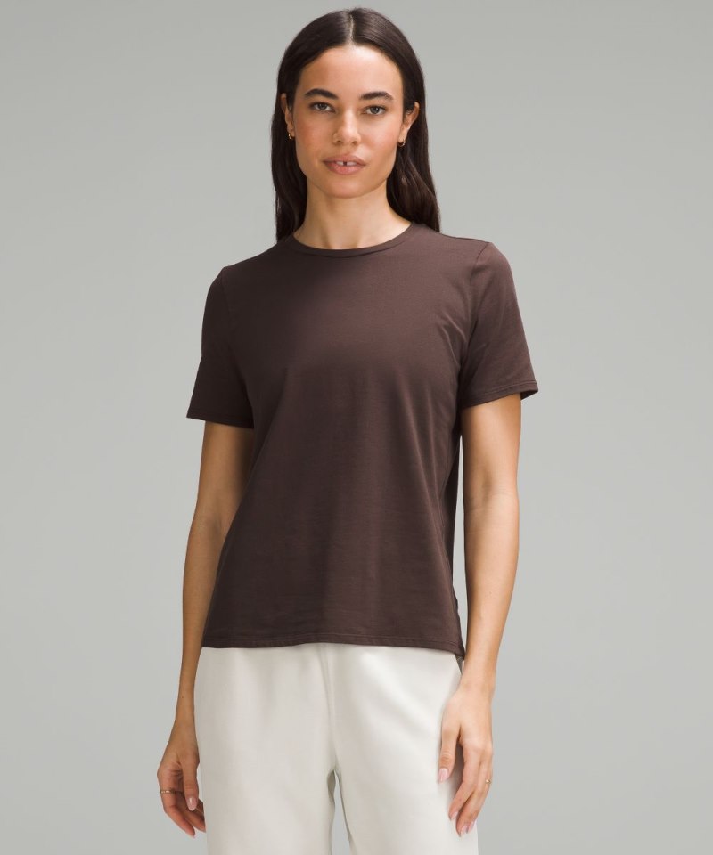 Lululemon | Women's Organic Cotton Crewneck T-Shirt Espresso (no