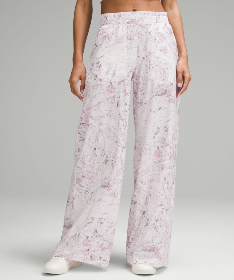 Lululemon | Women's Swift Mid-Rise Wide-Leg Pant Gossamer Floral