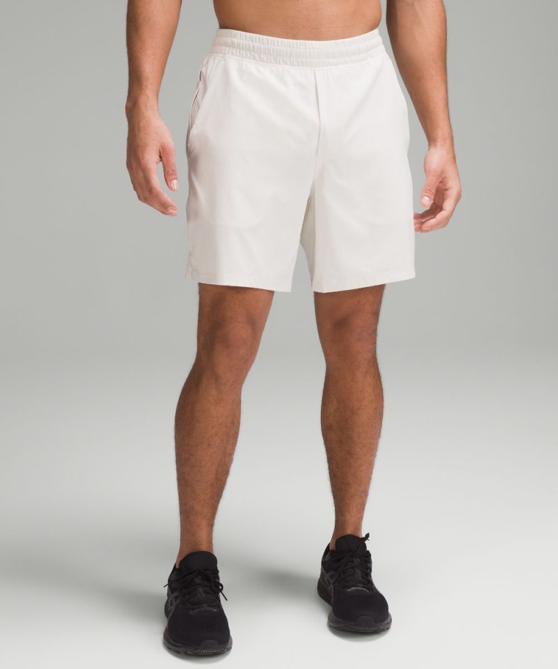 Lululemon | Men's Pace Breaker Lined Short 7"L Bone